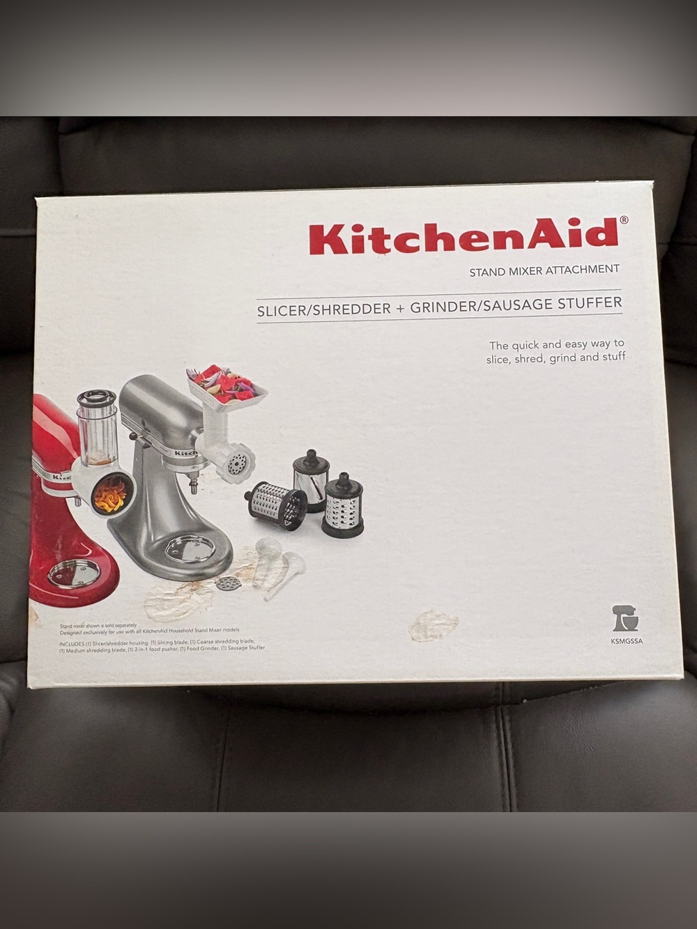 KitchenAid Slicer/Shredder + Grinder/Sausage Stuffer-Stand Mixer Attachment Kits